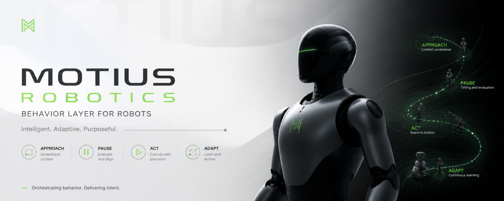 Motius Robotics behavior layer banner