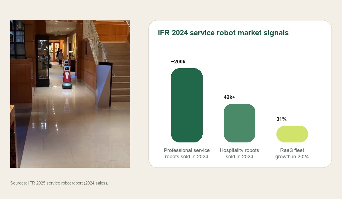2024 service robot market signals